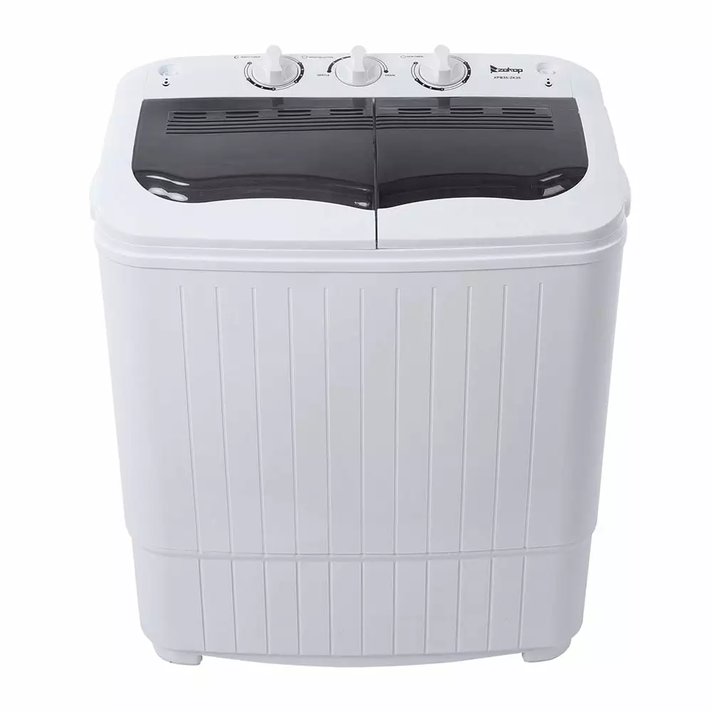 LivEditor Compact Twin Tub Semi-automatic Washing Machine