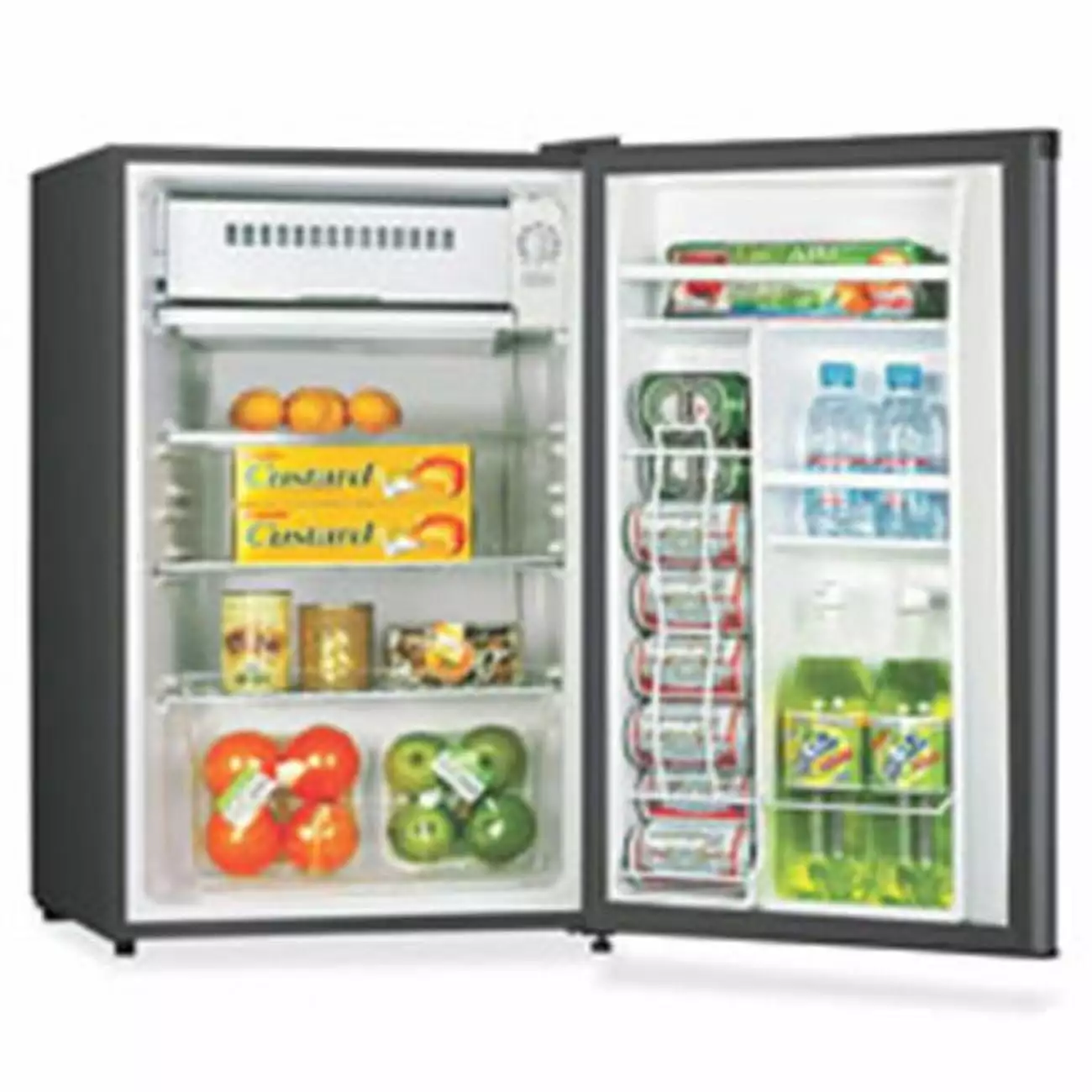 Lorell LLR84379 Compact Refrigerator. 3.3 Cubic Ft. Black