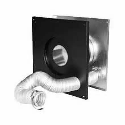 M&G DuraVent 115053 4 in. PelletVent Pro Chimney Pipe - Black