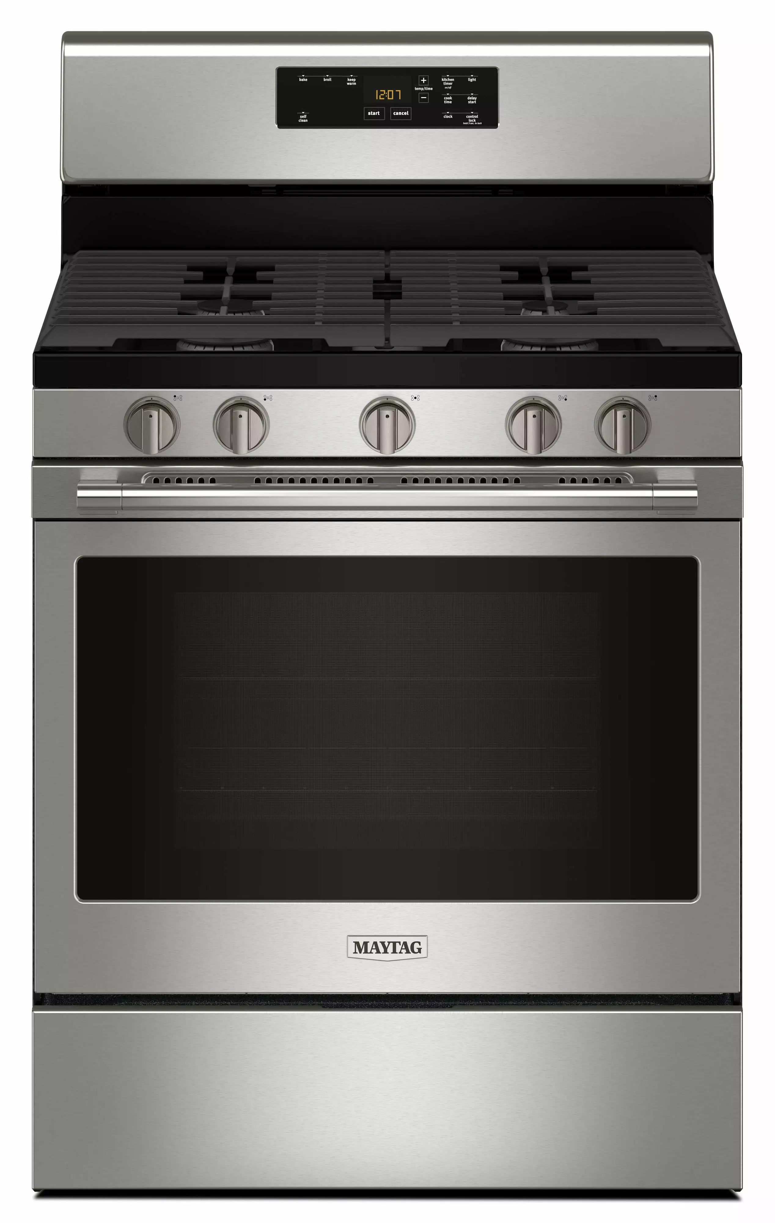 Maytag Gas Freestanding Range Fingerprint Resistant Stainless Steel MGR6600PZ