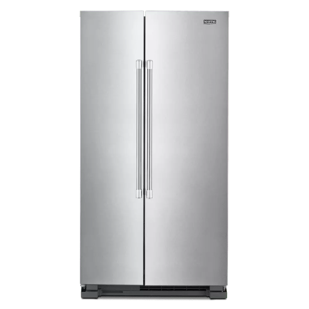 Maytag Mss25n4mk 36 Wide 24.9 Cu. Ft. Side By Side Refrigerator - Stainless Steel