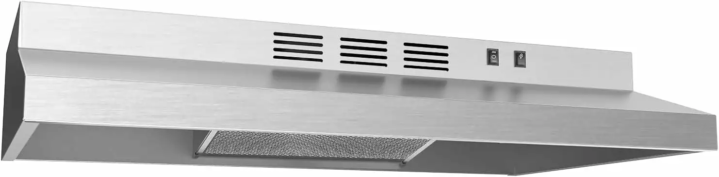 Midea 30-inch Under Cabinet Range Hood. 200 CFM. Ductless. Stainless Steel. MVU30W2AST. New