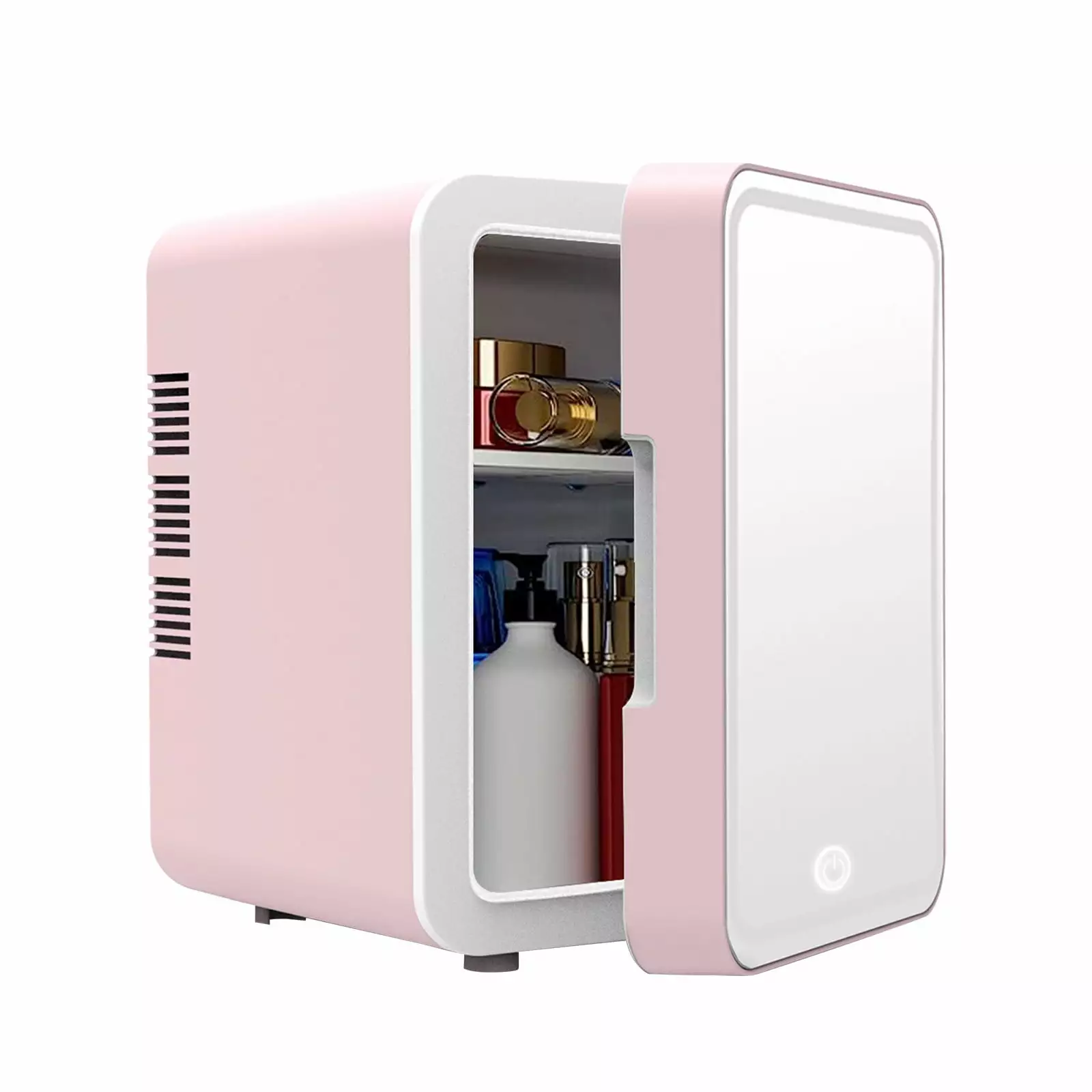 JMYHOAM Mini Beauty Mini Refrigerator Car Mounted Small Border Delivery Student Dormitory 4L Portable Built in Lighting