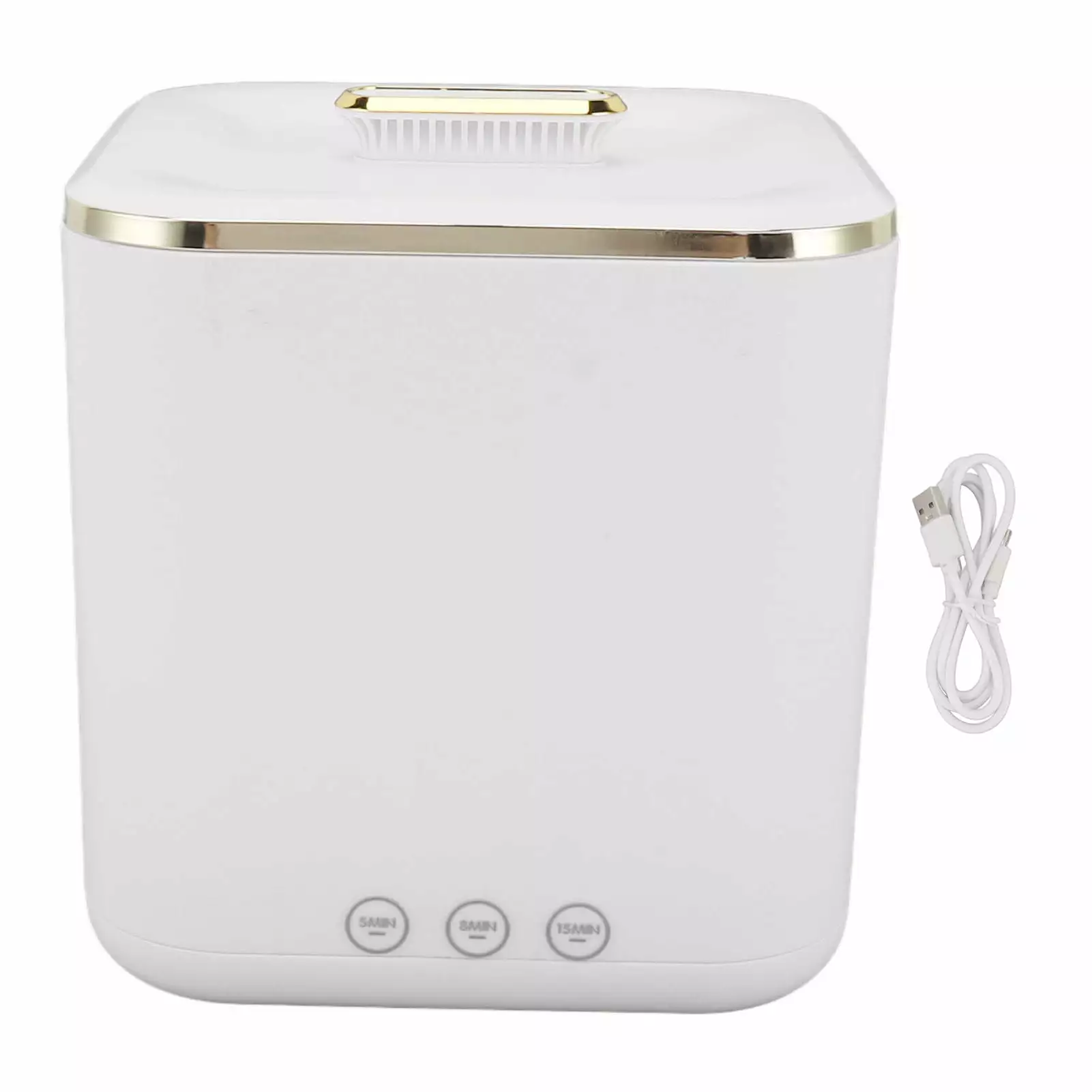 Mini Washing Machine 5L Capacity Safe Efficient 3 Speeds Timing Portable Washer for Underwear Baby Clothes Socks White