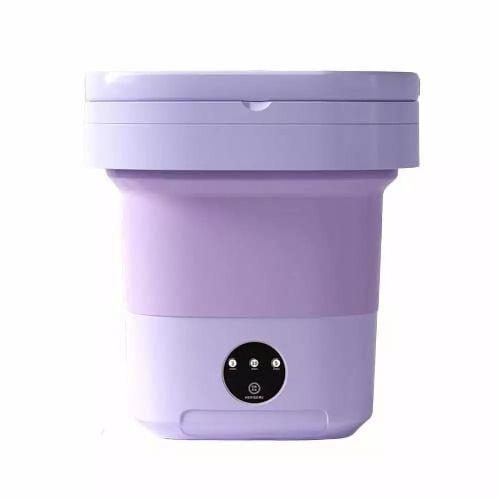 Mini Washing Machine Foldable Bucket Type Laundry Clothes Washer Cleaner Travel