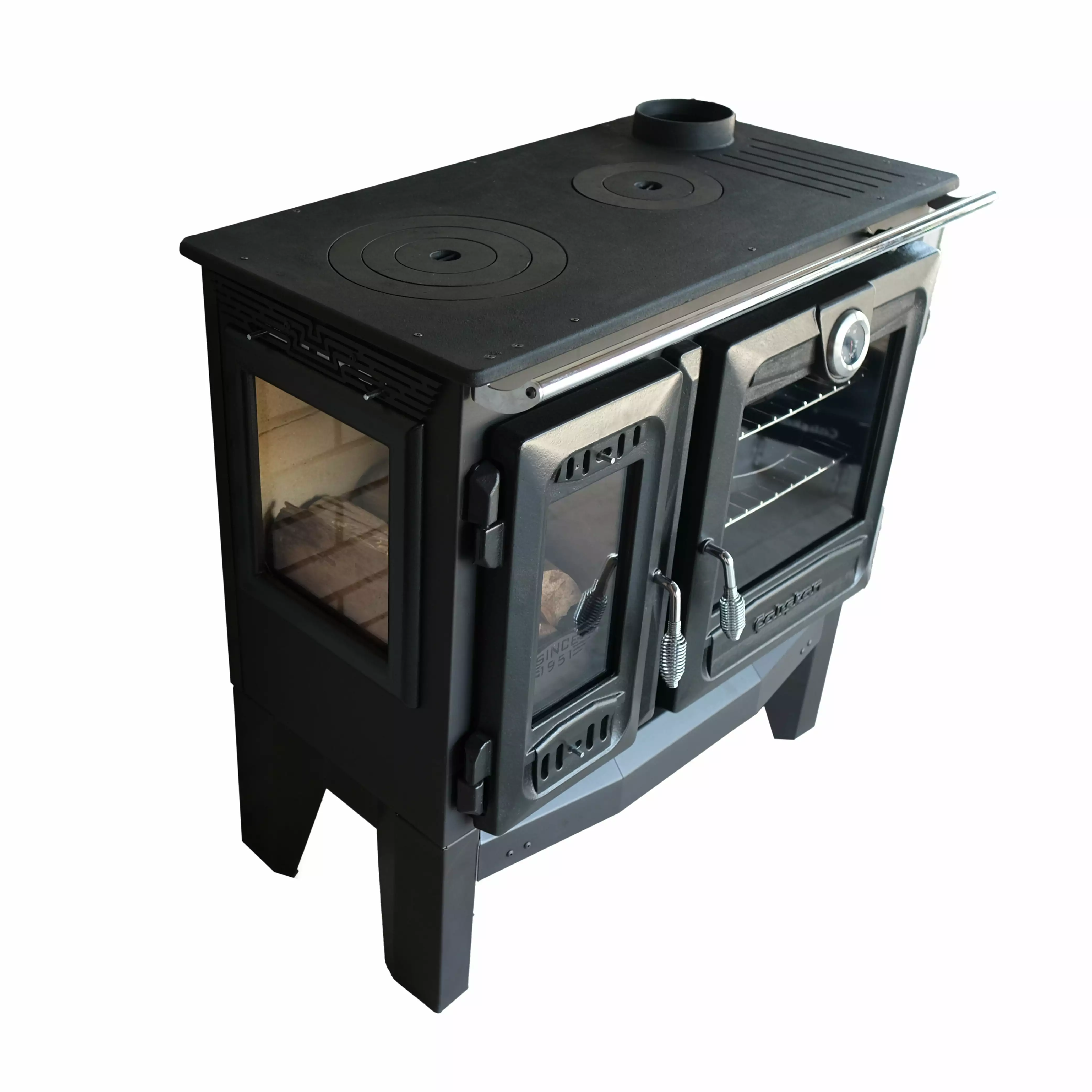 Multifunctional Wood Burning Cast Iron Stove with Oven. Cooking Stove. Wood Burning Stove. Fire Pit. Iron Stove. Tiny House. Cooking Healter