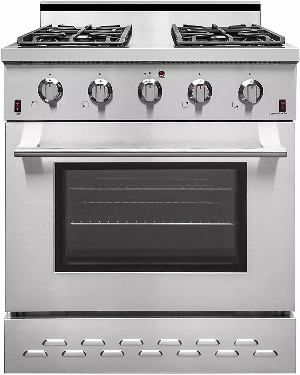 NXR 30 Stainless Steel Pro-Style Natural Gas Range with 4.5 cu.ft. Convection Oven SC3055