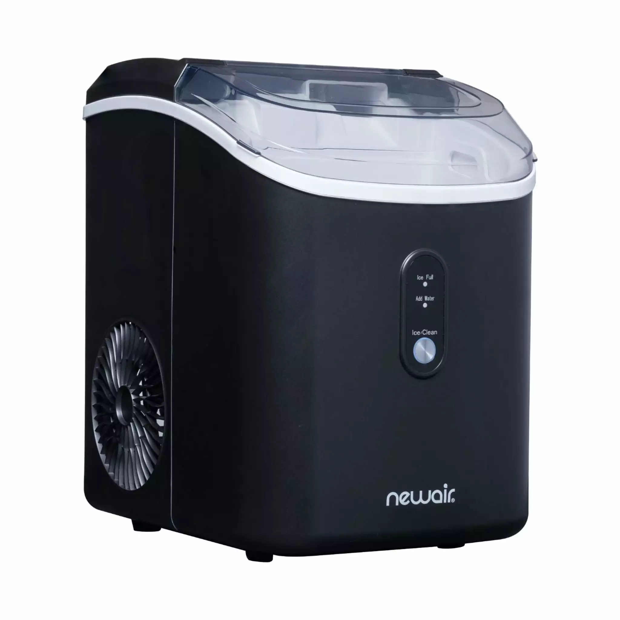 Newair 26 lbs. Countertop Nugget Ice Maker | Compact Ice Machine | Matte Black