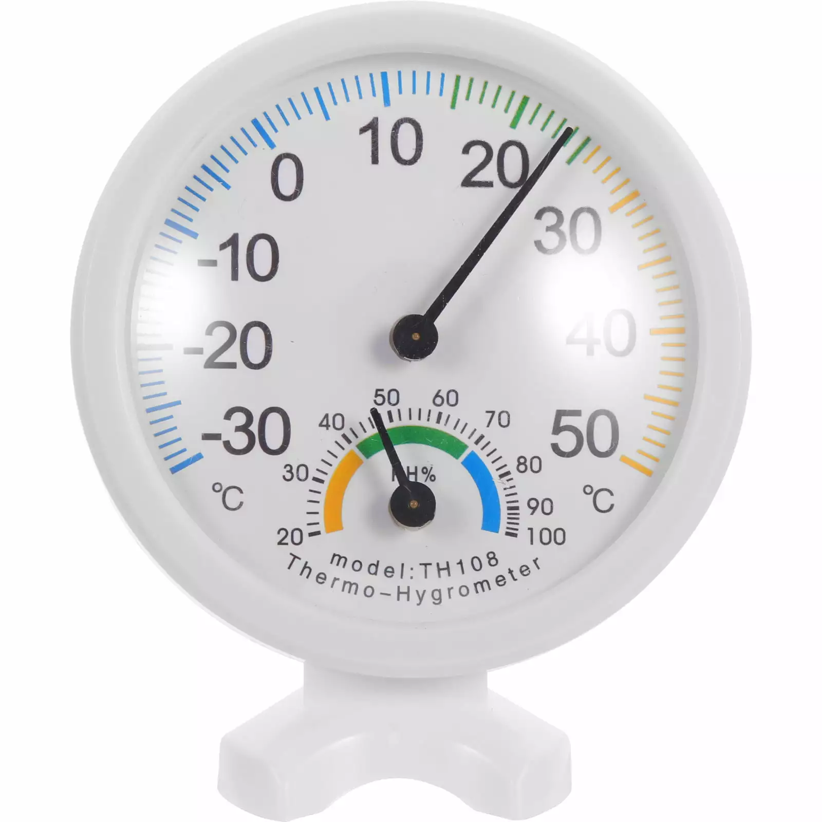 Pointer Mini Thermometer Fridge Refrigerator Thermometers Analog Humidity Temperature