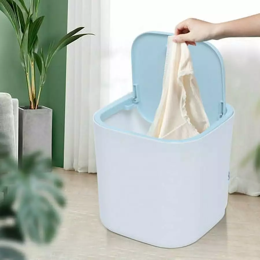 Portable Mini Bucket Rotating Washer Compact Baby Clothes Washing Machine Portable USB Mini Washing Machine Baby Clothes Underwear Washing Machine Mini Washing Machine Bucket 3.8L