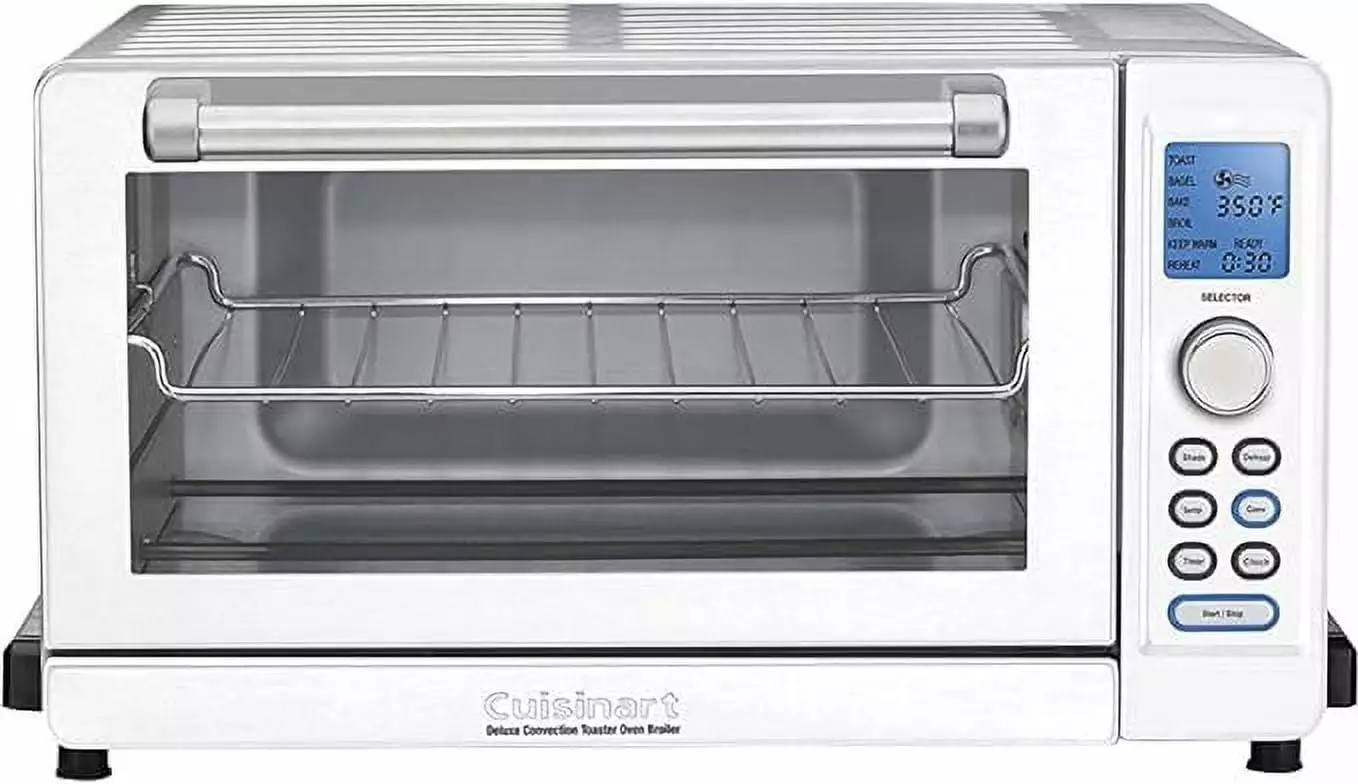 Pre-Owned Cuisinart TOB-135WFR Digital Convection Toaster Oven - SILVER/WHITE (Fair)