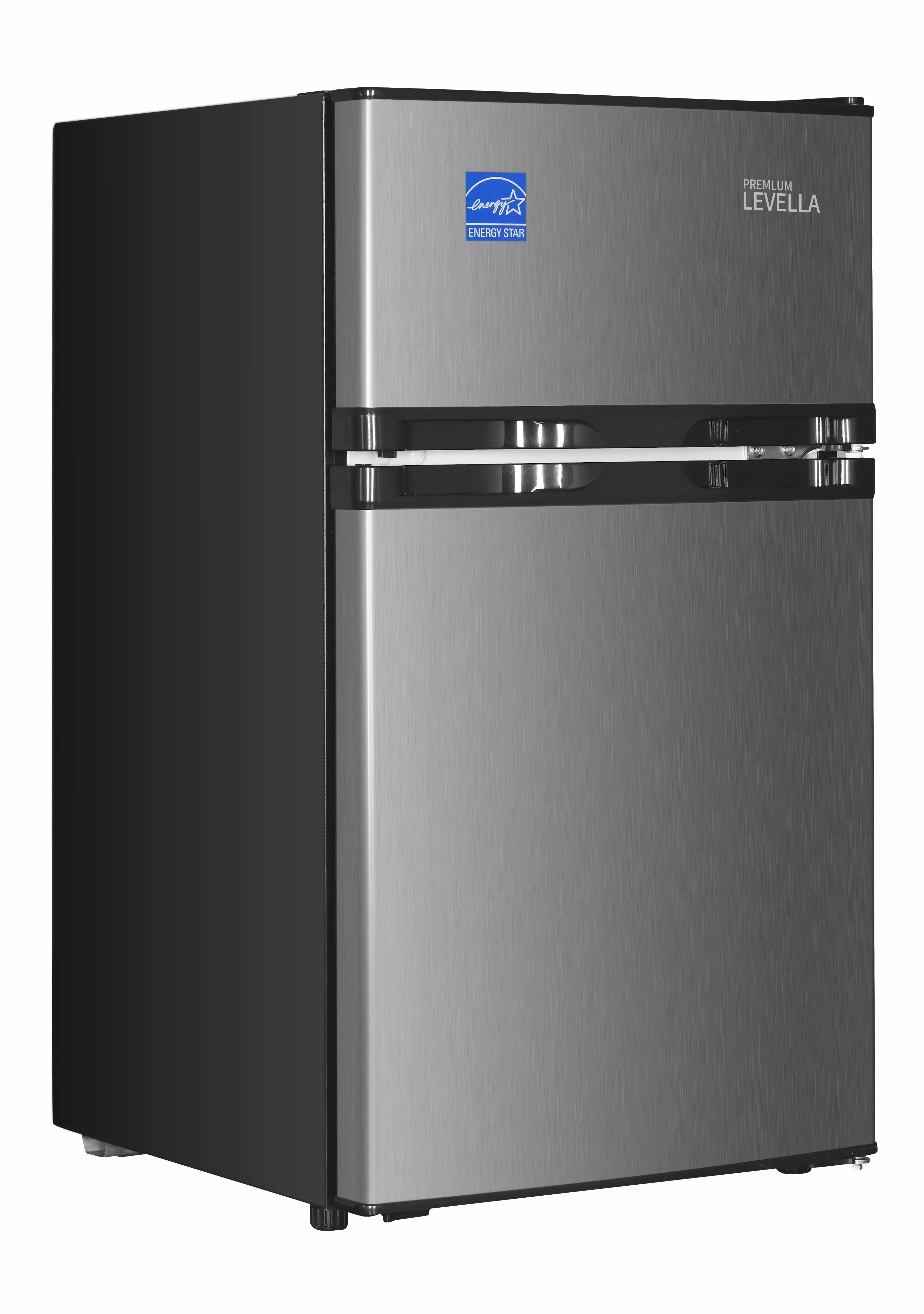 Premium Levella PRF316300HS 3.1 cu ft Top Freezer Mini Fridge in Silver