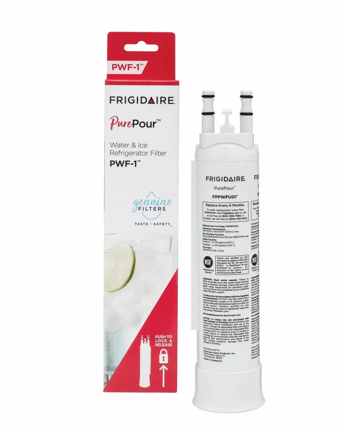 PurePour Water and Ice Refrigerator Filter PWF-1