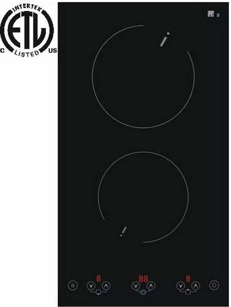 RamblewoodGreen 12 2 Hob Induction Cooktop. ICQ2-31C1