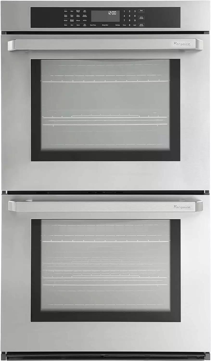 Rangaire RWOD301GS 30 Glass Touch Double Wall Oven - Stainless Steel. Electric Oven. True Convection. Self Cleaning. Easy Reach Racks