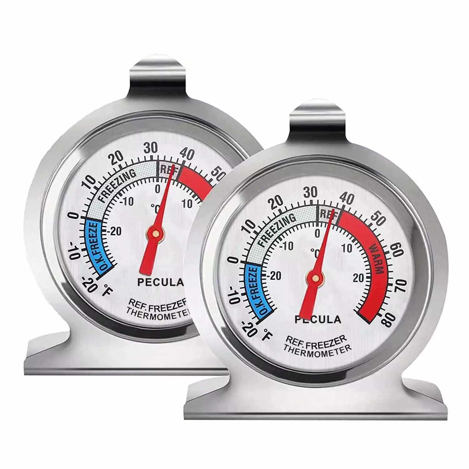 Refrigerator Thermometer. Classic Fridge Thermometer Large Dial With Hanging Hook for Freezer Refrigerator Monitoring. Home. Kitchen