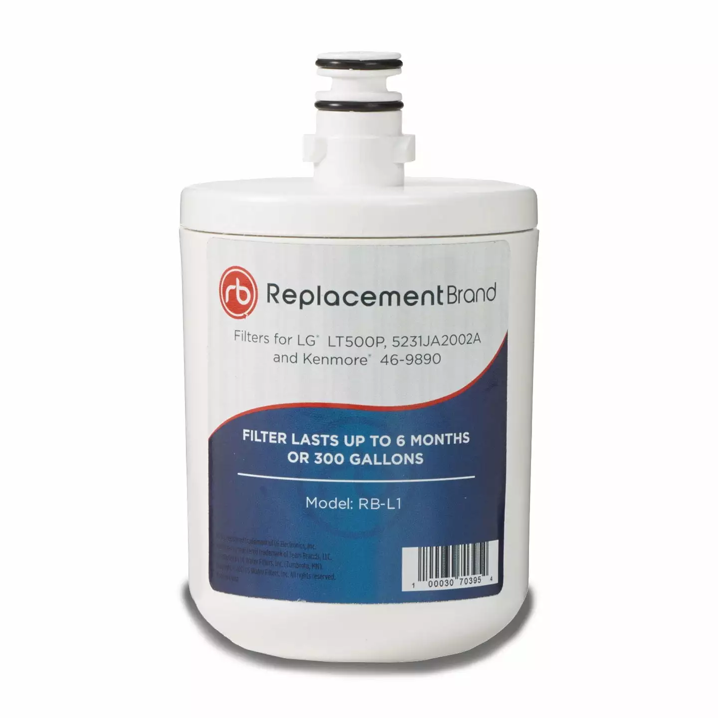 ReplacementBrand Refrigerator Water Filter Replacement for LG LT500P. 5231JA2002A. GEN11042FR-08. ADQ72910902. ADQ72910907. ADQ72910901. WD-F05. SP-LE500. RWF0100A Fridge Filter