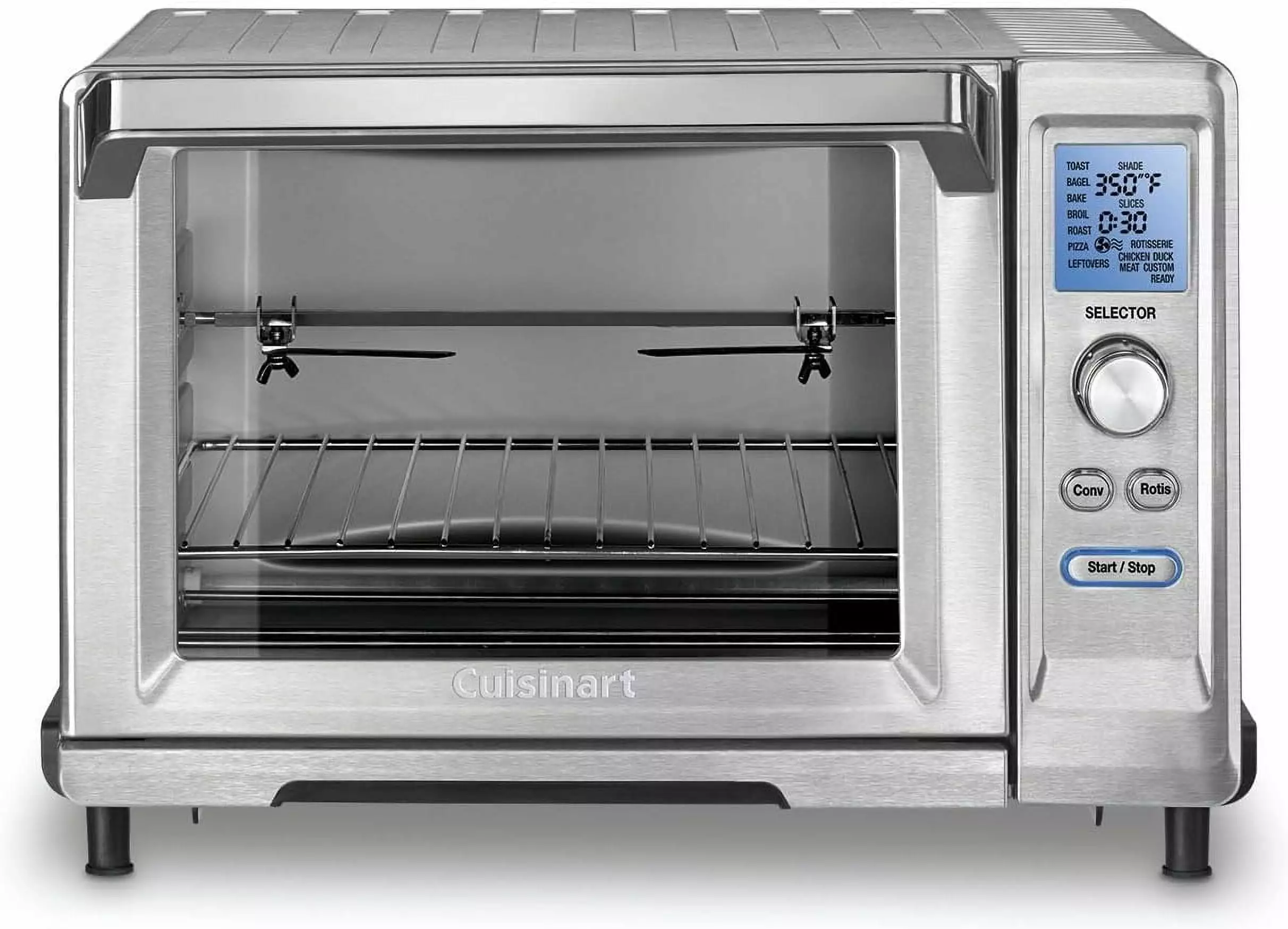 Restored Cuisinart TOB-200FR Rotisserie Convection Toaster Oven. Stainless Steel - Certified Refurbished