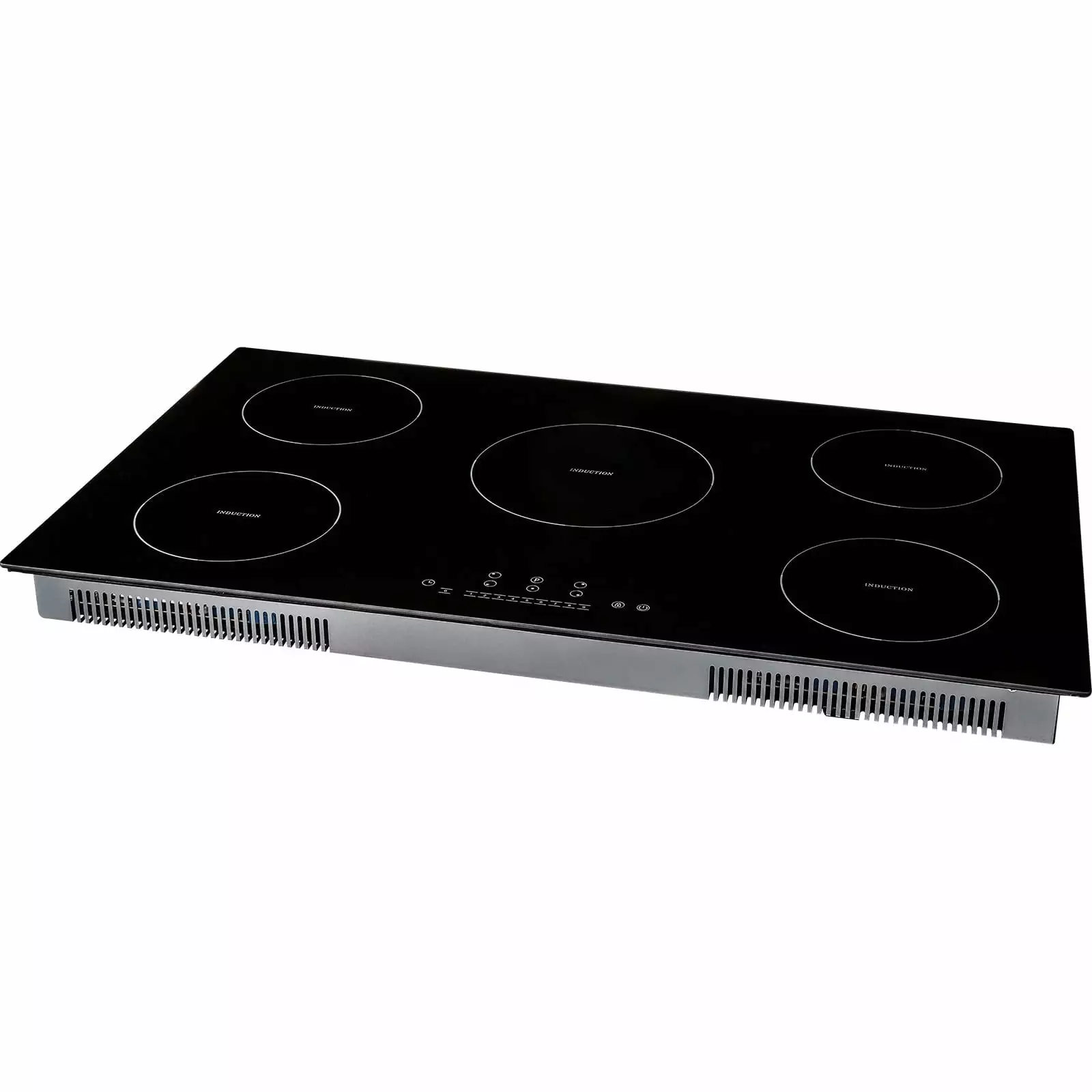 SKYSHALO 5 Burners Ceramic Glass Stove Top Touch Control 36 inch Electric Cooktop