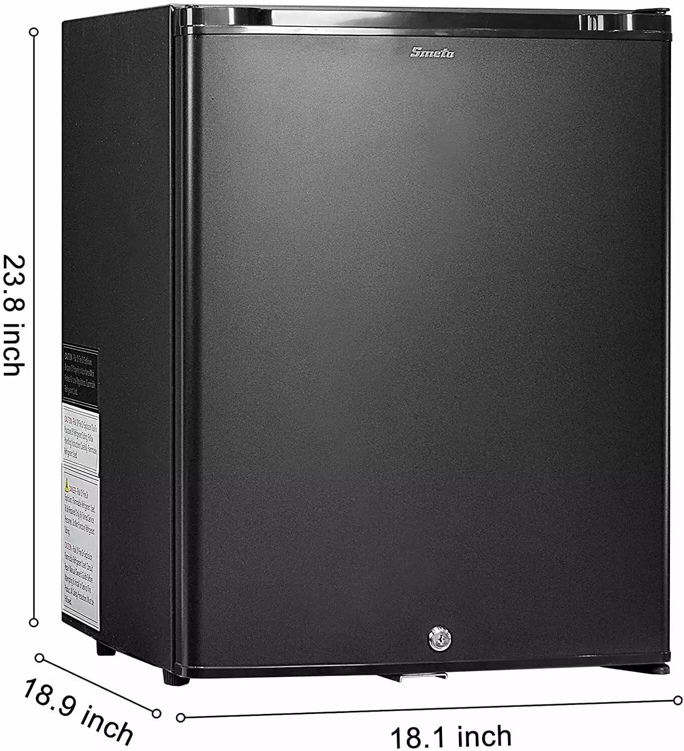 SMAD 2.0 Cu ft 12V 110V Camping Fridge Truck RV Cascadia Refrigerator DC AC