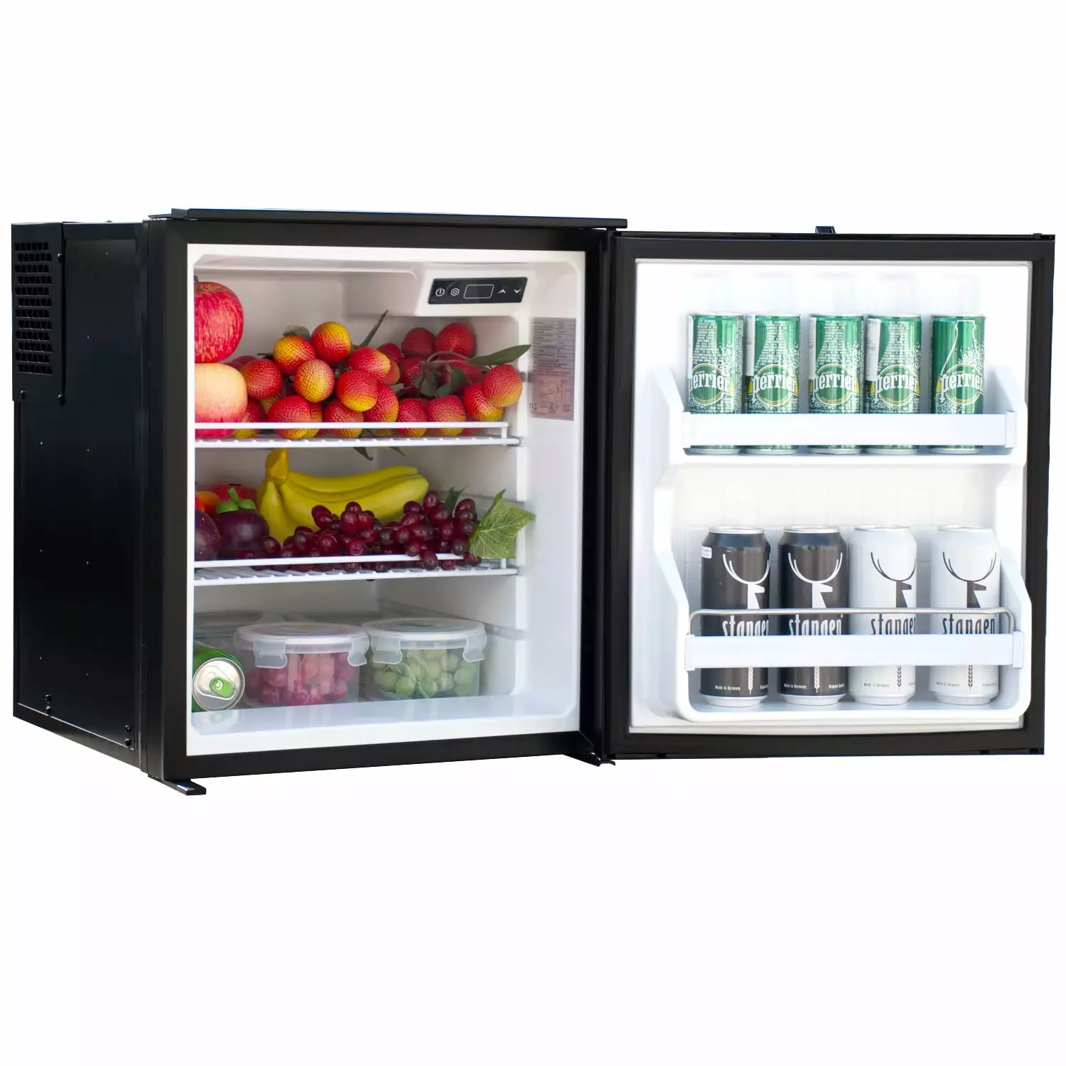 SMAD 2.2 Cu ft RV Refrigerator. Compact Portable 60L Car Fridge. DC 12/24V. Reversible door