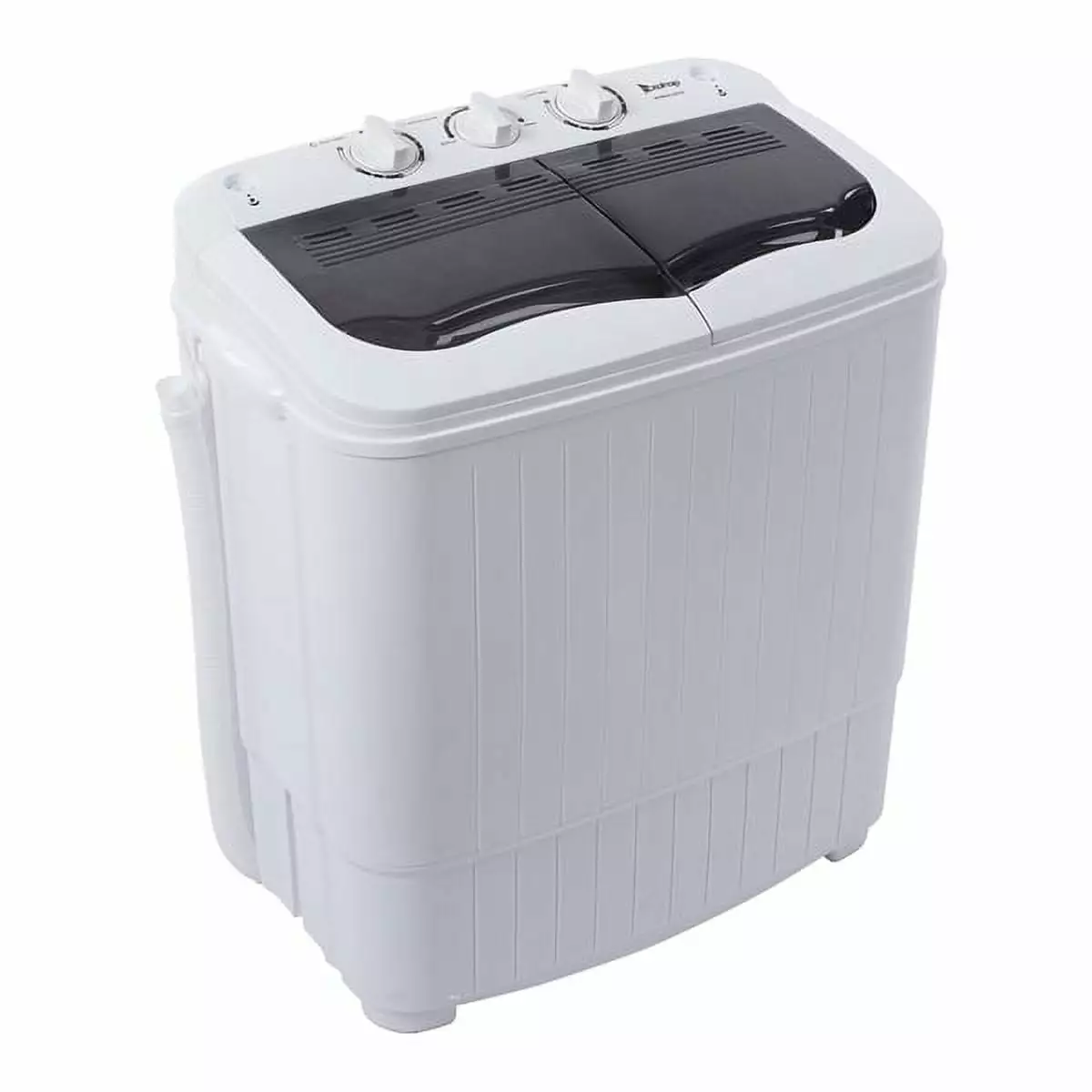 SYTHERS 14.3lbs Semi-Automatic Washing Machine 7.7lbs Washer Compact Laundry Machine with 6.6lbs Spinner and Drain Pump for Dorms Apartments