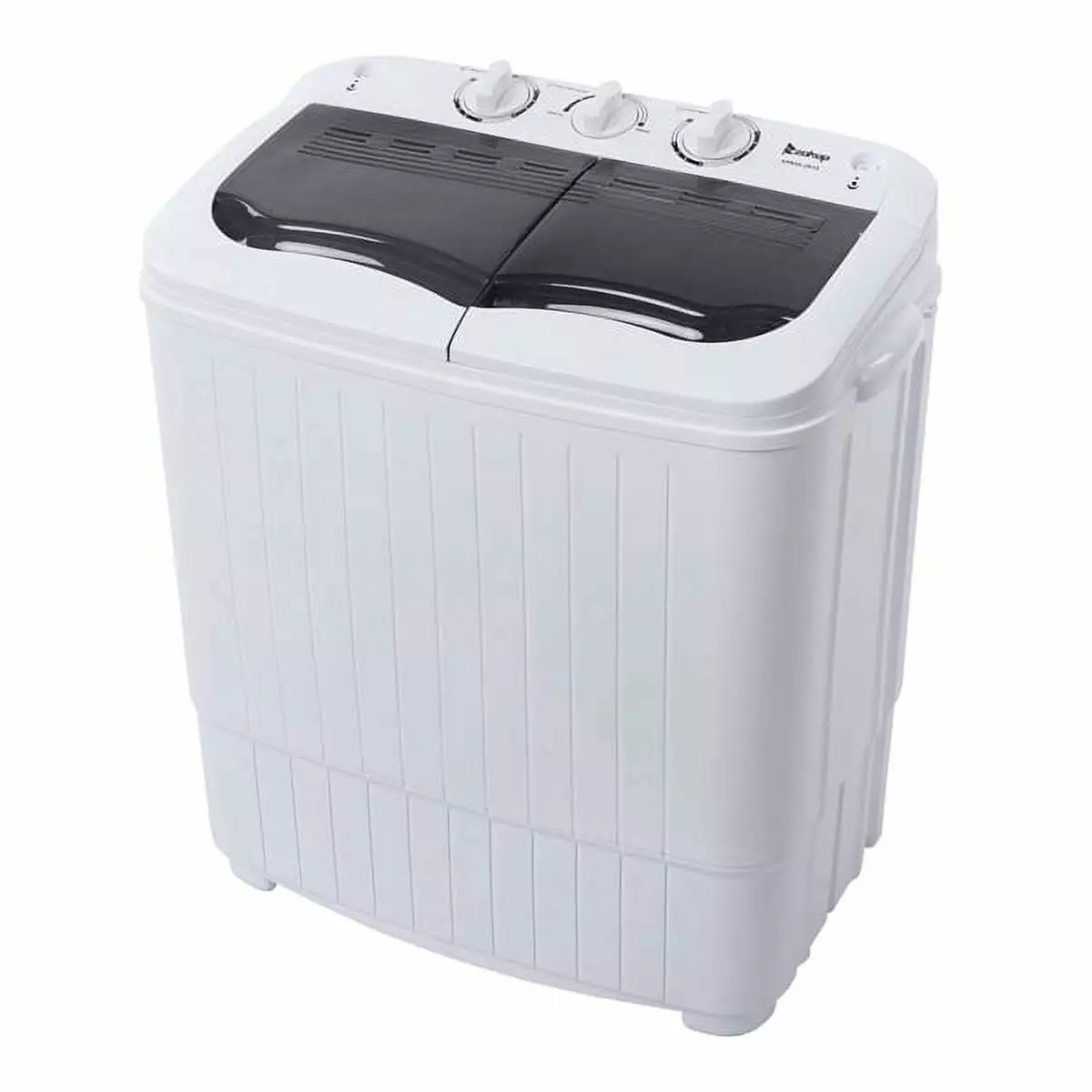 SYTHERS Semi-Automatic Washing Machine. 7.7lbs Washer Mini Laundry Machine 6.6lbs Spinner Washer Combo with Drain Pump