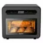 Sales Promotion! Geek Chef Steam Air Fryer Toast Oven Combo. 26 QT Steam Convection Oven Countertop . 50 Cooking Presets. with 6 Slice Toast. 12 Pizza. Black Stainless Steel