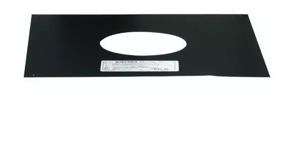 Selkirk 243502 Pellet Pipe Trim Plate. 3. Black