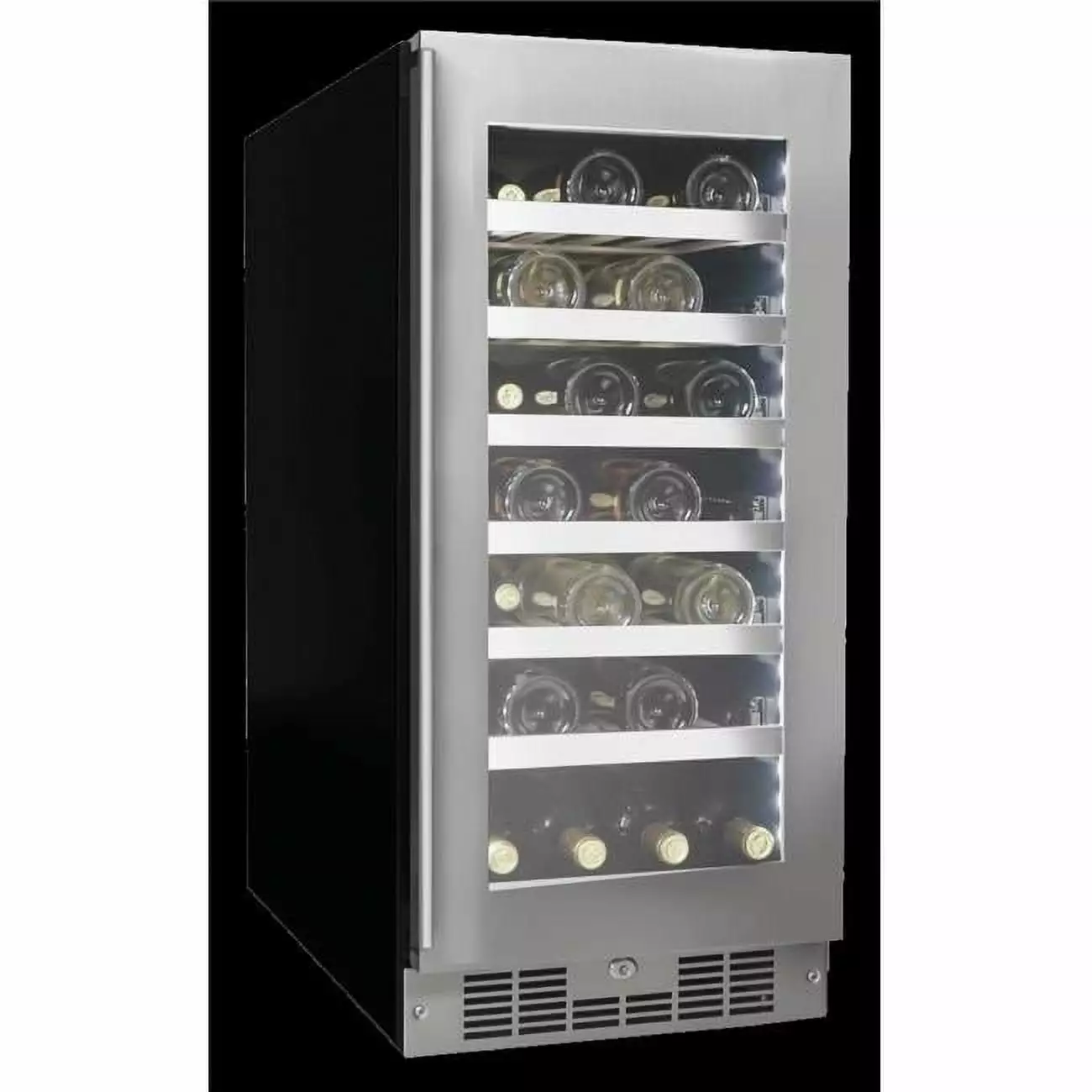 Silhouette Integrated Beverage Center. Holds 7 Bottles of Wine & 66 Cans