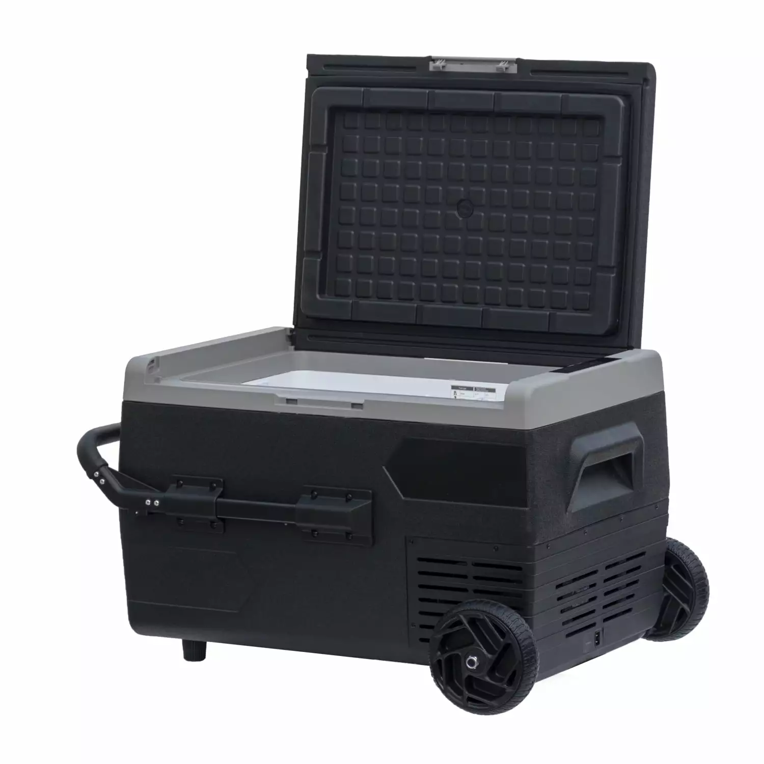 Smad 50L Camping Mini Fridge Freezer 12V/24V Car Fridge. Quiet Electric Compressor Cool Box