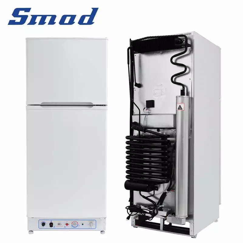 Smad 6.5 Cu ft Propane Refrigerator LPG Cottage Cabin Camper Gas Fridge RV Home