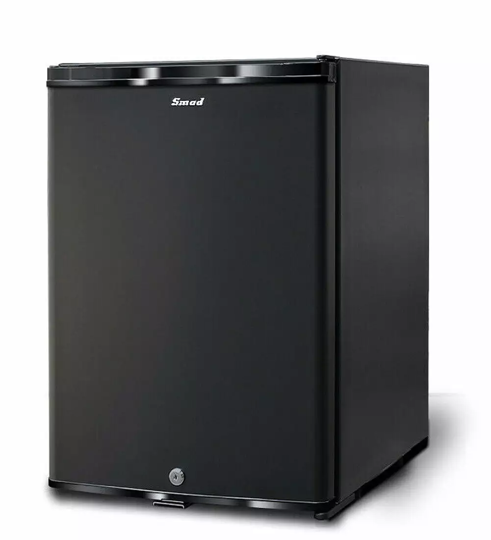 Smad Compact Mini Fridge 1.4 Cu ft No Noise Absorption Refrigerator 40L Truck Fridge 110V/12V. Lock