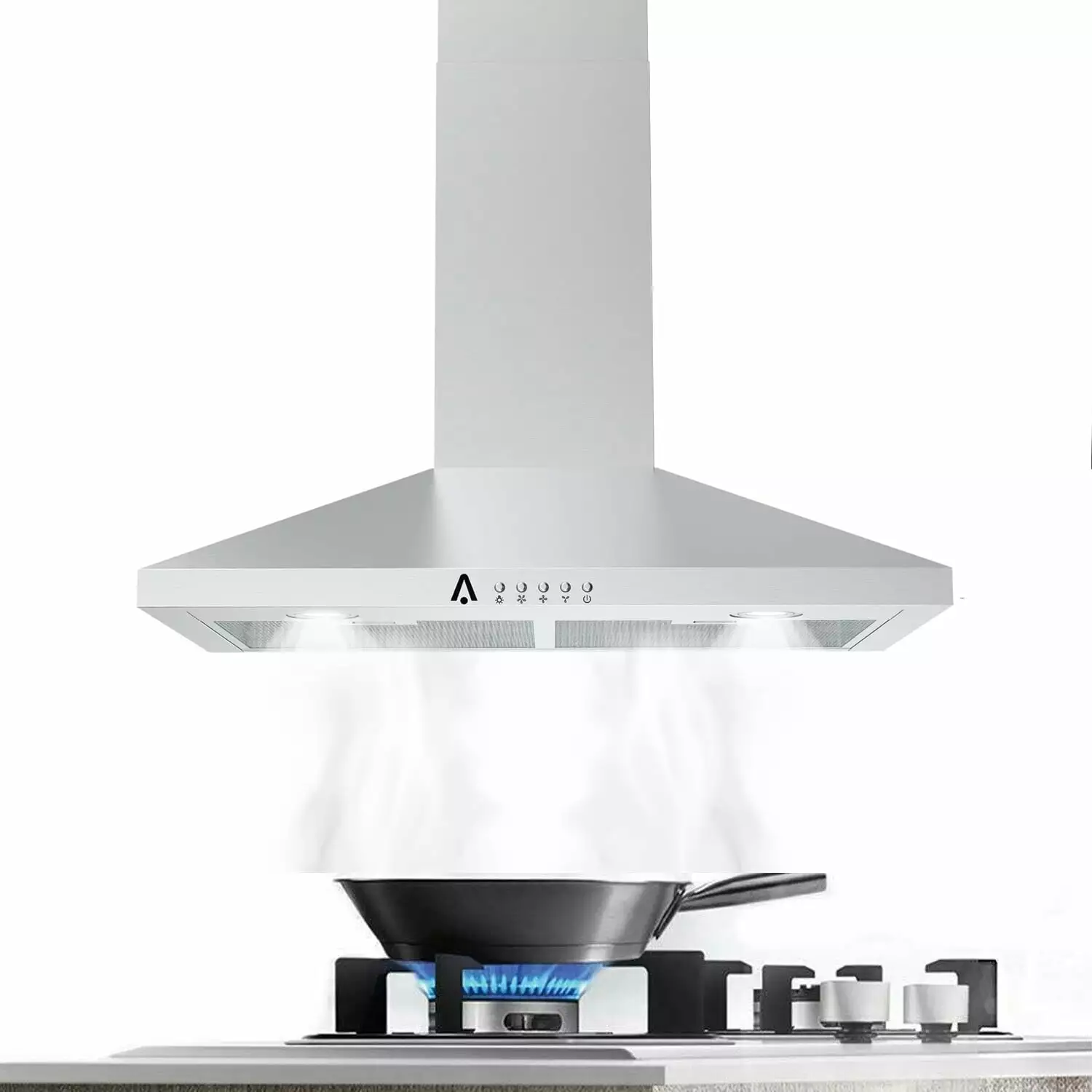 Soonbuy Range Hood 30 inch Wall Mount 265 CFM Ducted Stove Vent