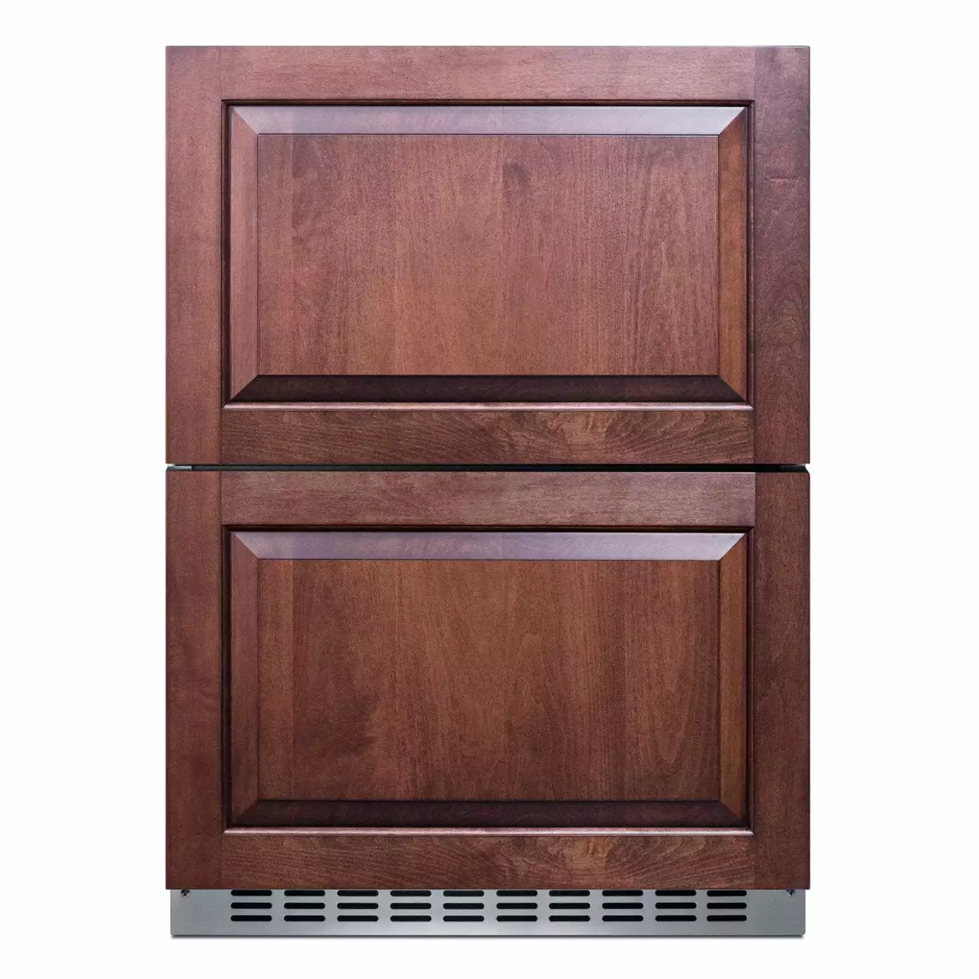 Summit 24-Inch 3.7 Cu. Ft. 2-Drawer All-Freezer. ADA Compliant - Custom Panel - ADFD243CSS