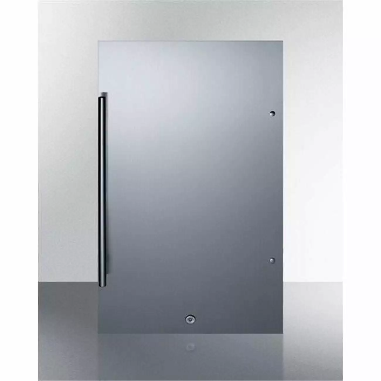 Summit Appliance FF195ADA 32.5 x 19 x 17.25 in. High Shallow Depth Built-In Undercounter All-Refrigerator. Black Cabinet