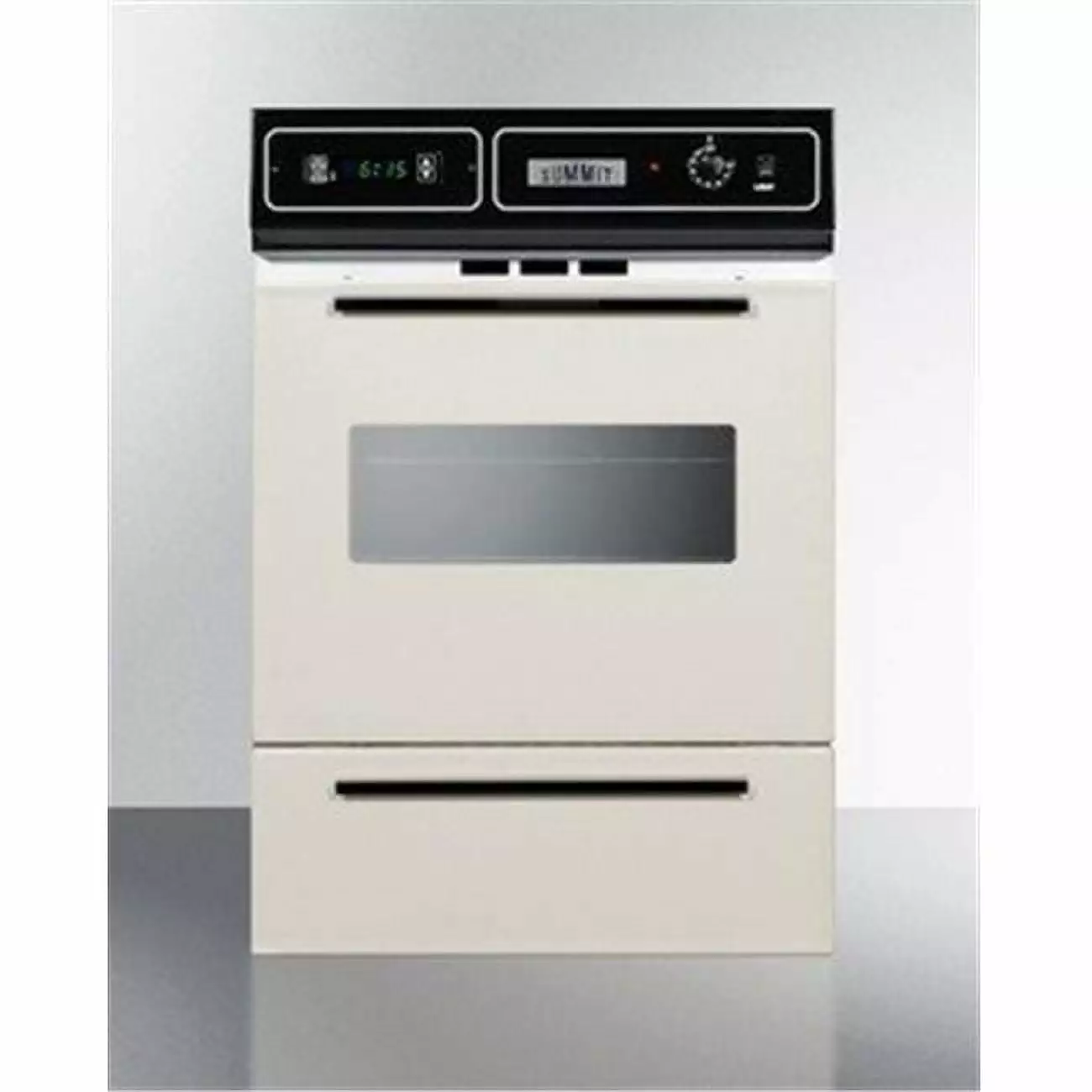 Summit Appliance STM7212KW 24 in. Gas Single Wall Oven, Bisque