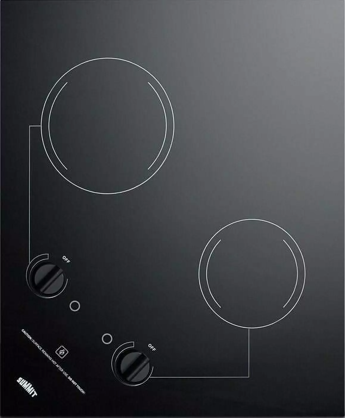 Summit Appliance Summit 21'' Electric Radiant Cooktop with 2 Burners