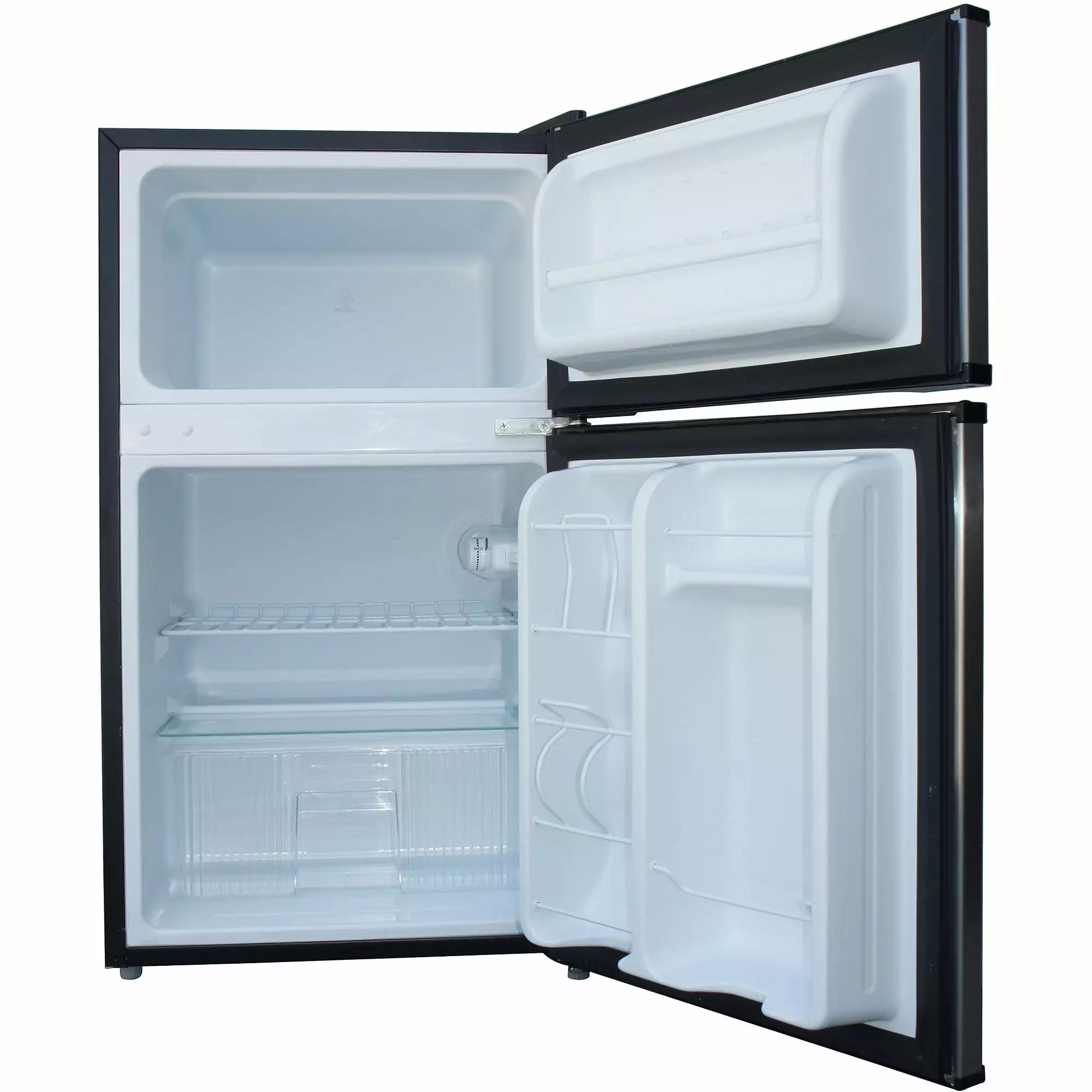 Sunpentown 3.1 Cu Ft Two Door Refrigerator RF-314SS. Steel