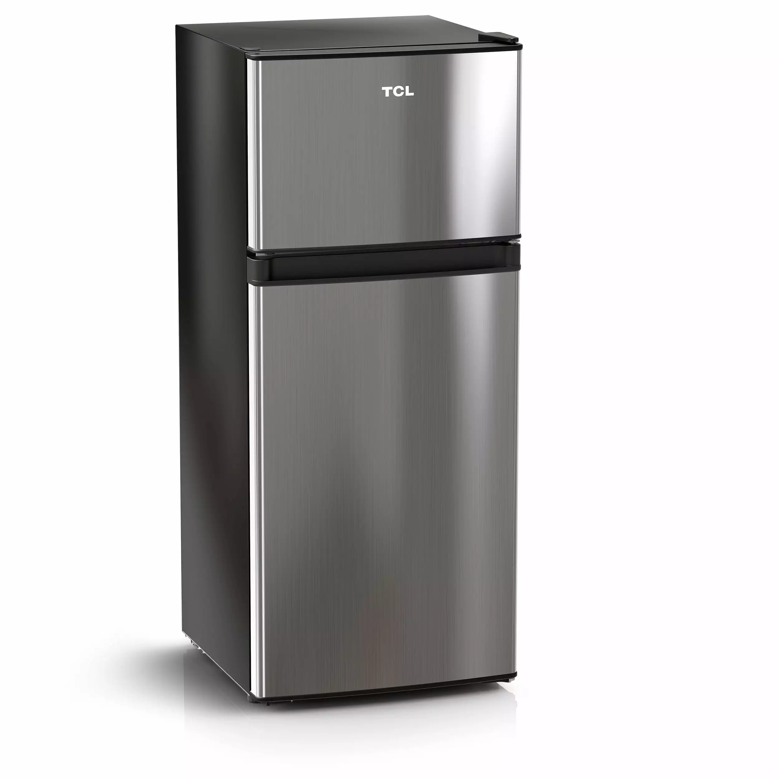 TCL 4.5 Cu. ft. Two Door Compact Mini Fridge With Freezer ?C Stainless Look. Energy star. MR453L