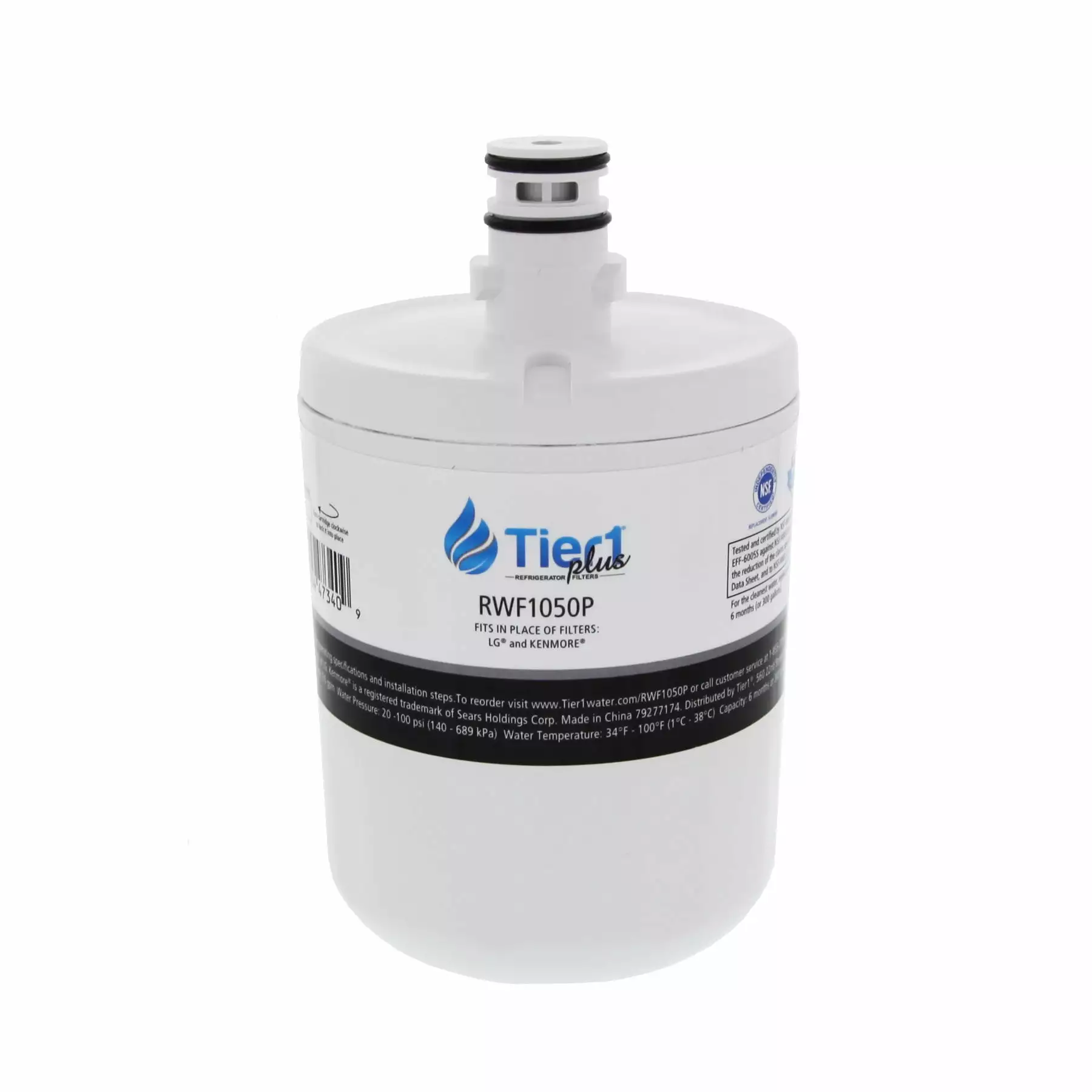 Tier1 Plus NSF 53&42 Certified Replacement for 5231JA2002A / LT500P LG Comparable Refrigerator Water Filter - Reduces 99% LEAD