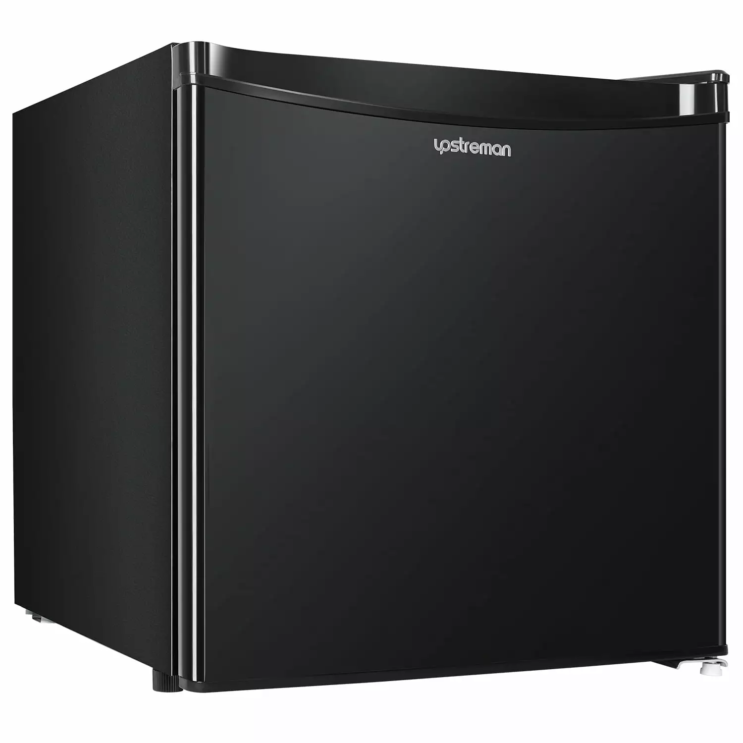 Upstreman 1.7 Cu.ft Mini Fridge with Freezer. Single Door Compact Refrigerator-Black