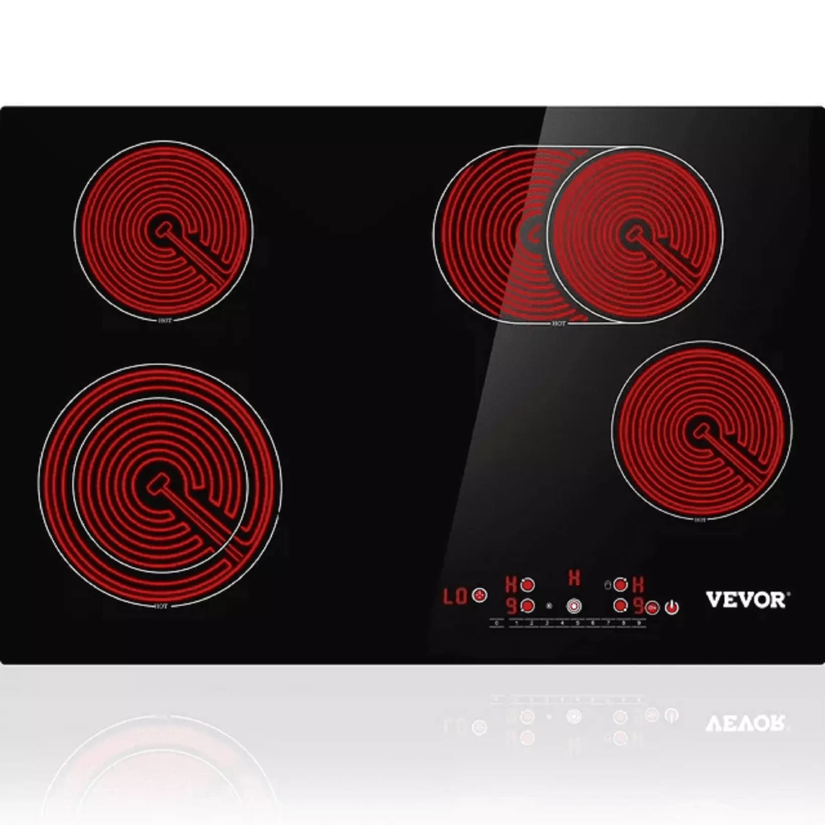 VEVOR XM-DT9 Built-in Electric Stove Top. 30 inch 4 Burners