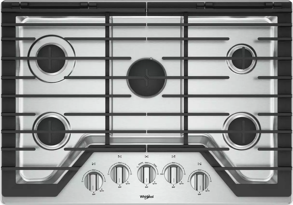 WHIRLPOOL WCG97US0HS COOKTOPS (GAS) Stainless Steel