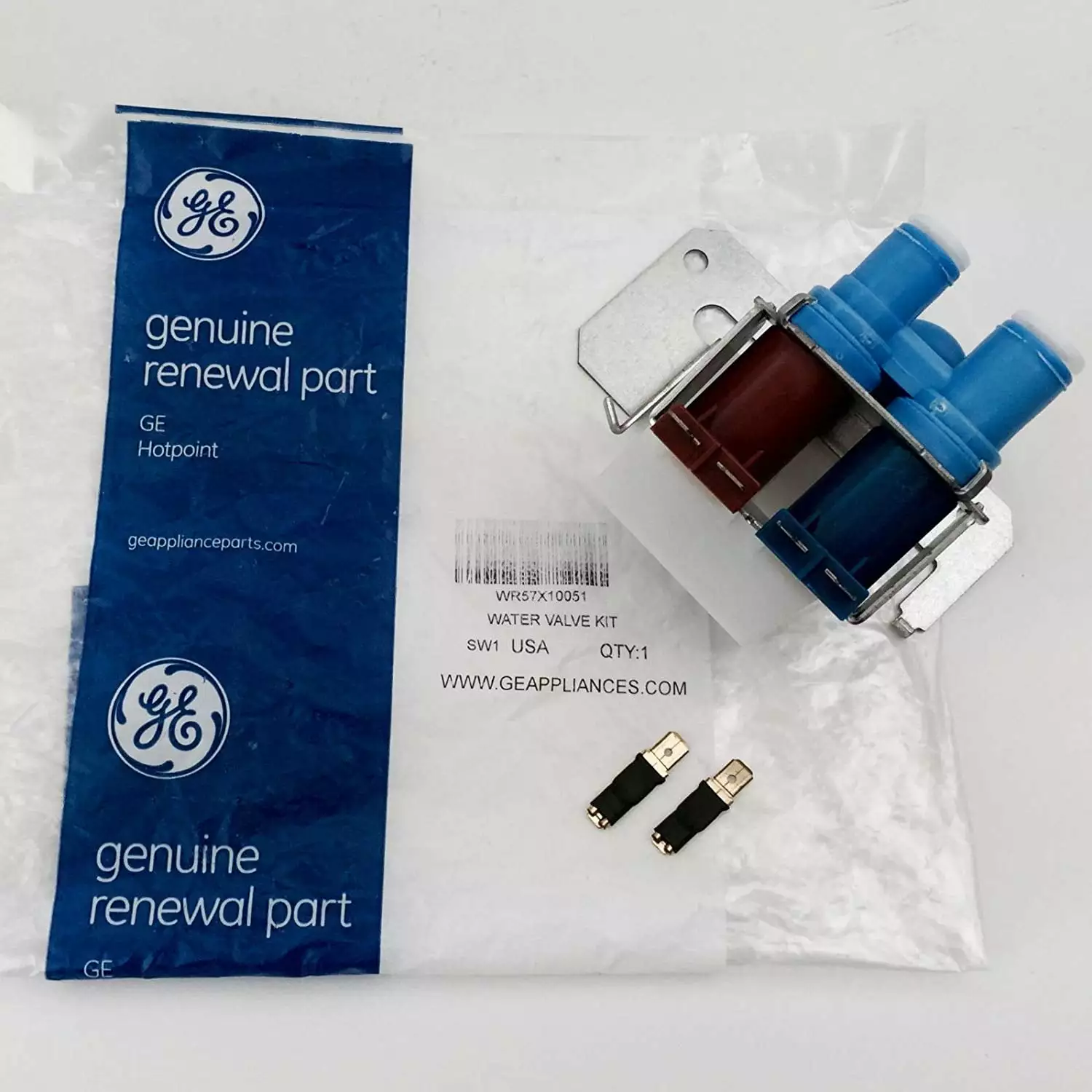 WR57X10051 Genuine OEM GE Refrigerator Dual Water Valve