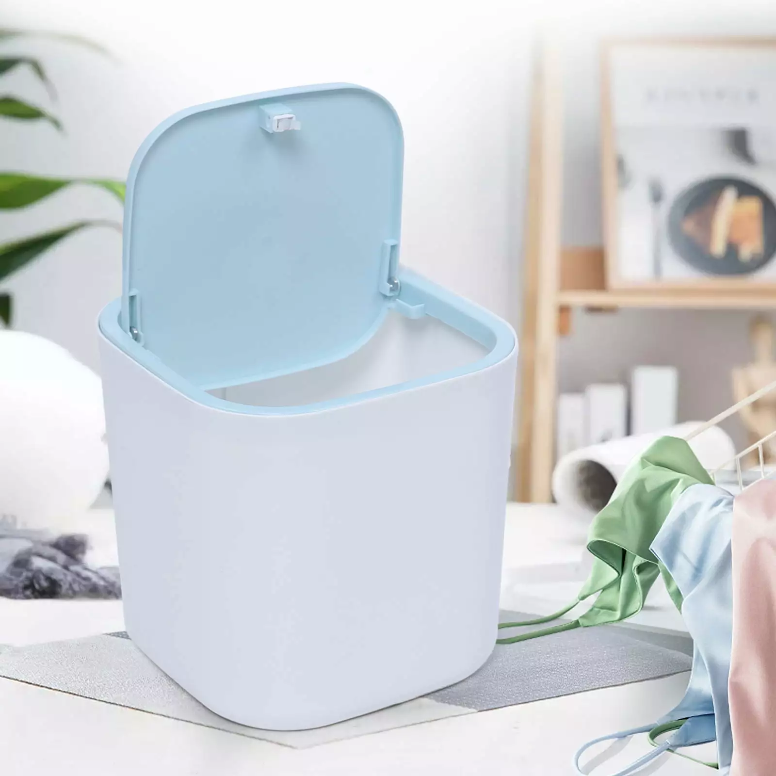 WUZSTAR 3.8L Mini Portable Washing Machine USB Automatic Rotating Washer for Baby Clothes Underwear.White