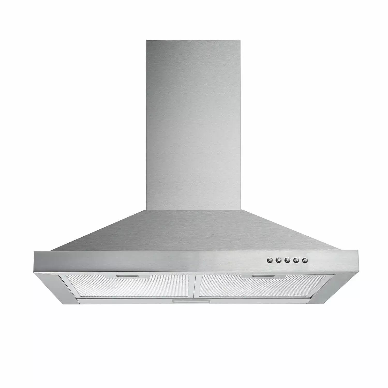 Wall Mount Range Hood 30-inch Stainless Steel W/ 3 Speeds Push Button Controls 350 CFM LED Light