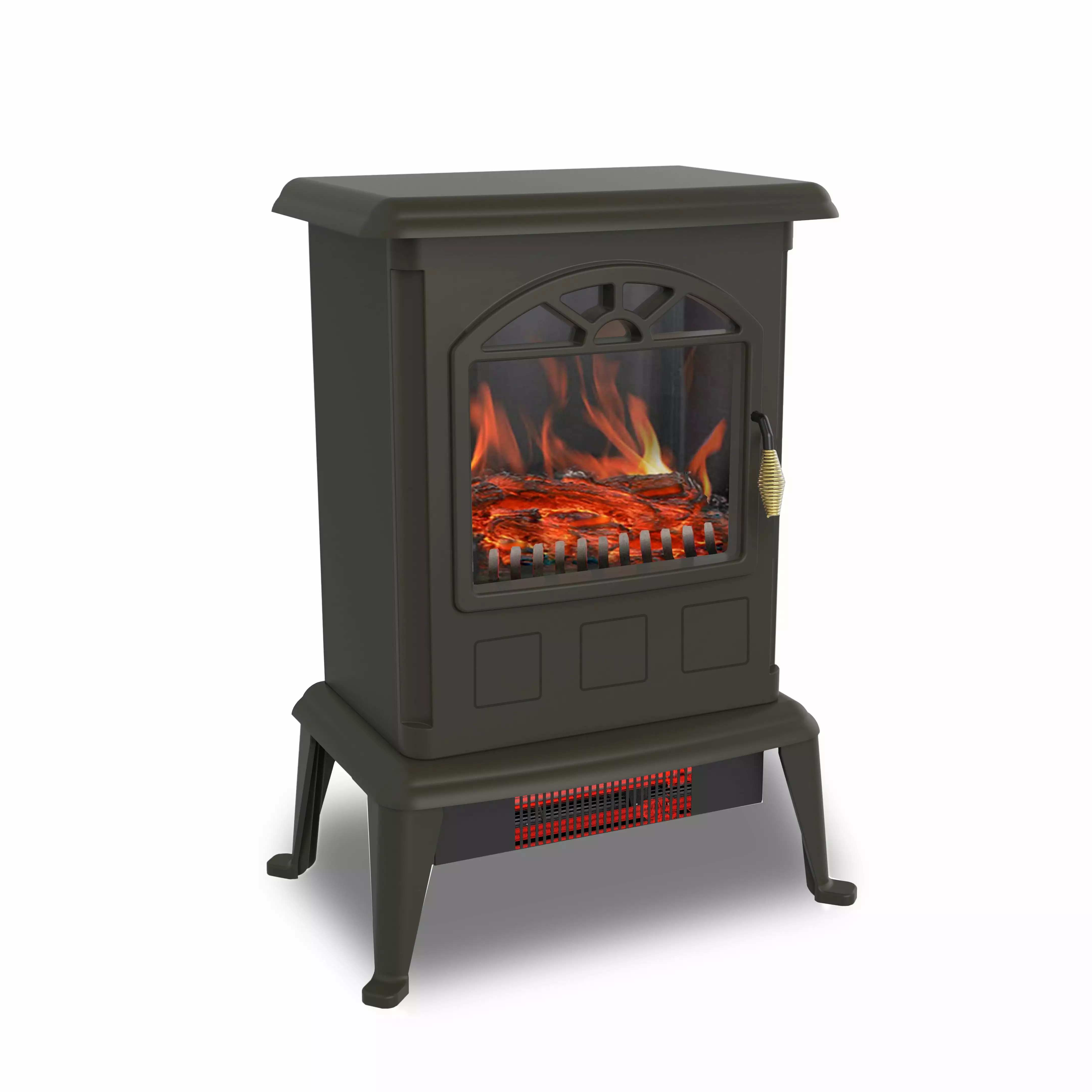 Warm Living Electric Wood Infrared Stove Heater