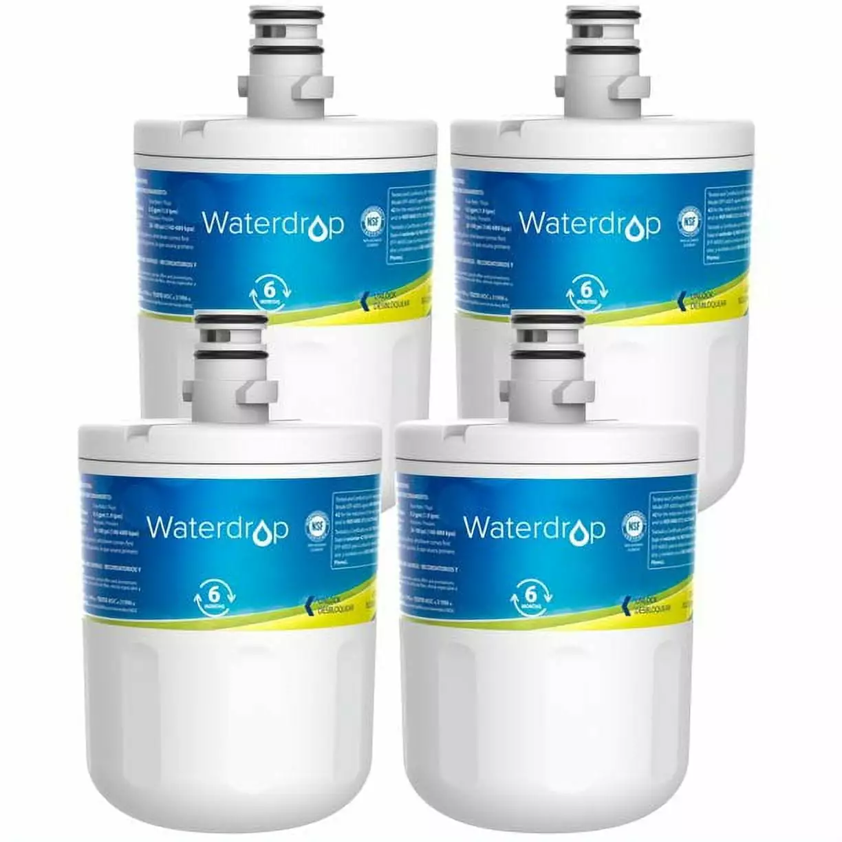 Waterdrop 5231JA2002A Refrigerator Water Filter. Replacement for LG? LT500P?. GEN11042FR-08. ADQ72910911. ADQ72910901. Kenmore 9890. 46-9890. LFX25974ST. LMX25964ST. 4 Pack. Packing May Vary