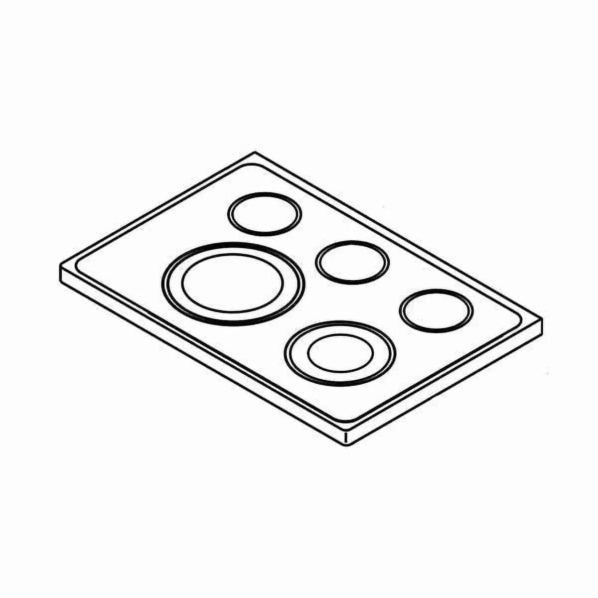 Whirlpool W10884395 Cooktop - OEM PART